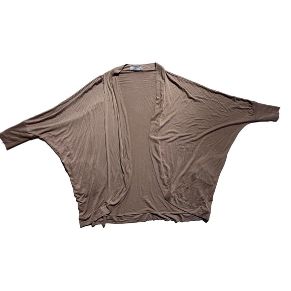 Women's Zenana brown open front cardigan sweater. Size Small - Picture 1 of 7